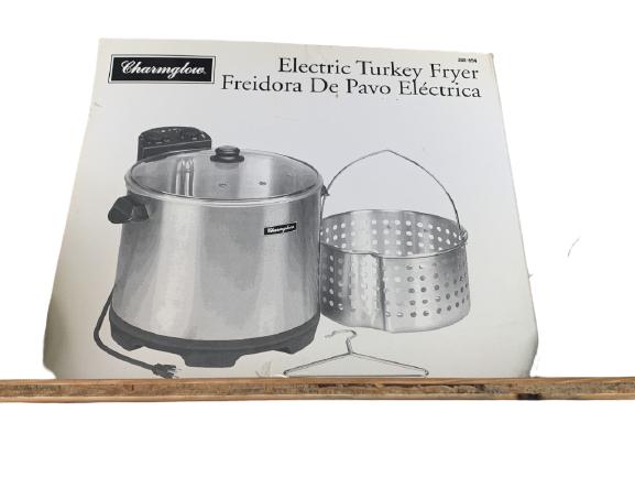 CHAMGLOW ELECTRIC TURKEY FRYER: CHAMGLOW ELECTRIC TURKEY FRYER