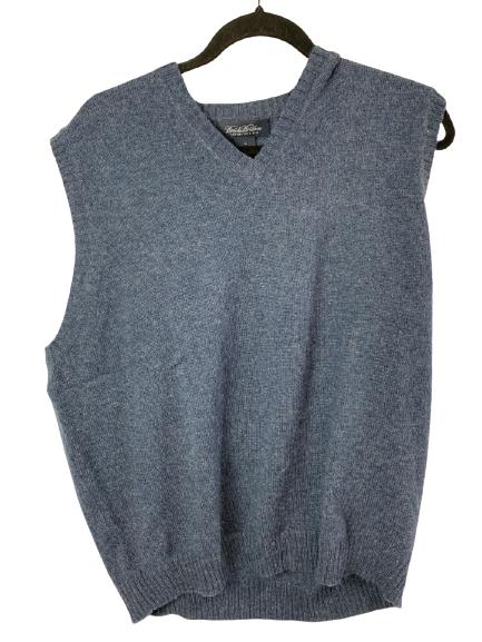 BROOKS BROTHERS 100% LAMSBWOOL SWEATER VEST SZ L: BROOKS BROTHERS 100% LAMSBWOOL SWEATER VEST SZ L