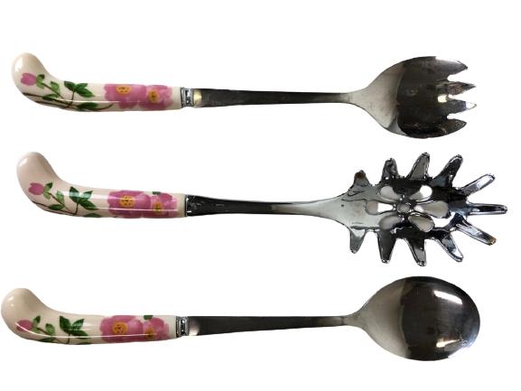 3 VINTAGE FRANCISCAN KITCHEN SERVING UTENSILS 10" (1 of 5)