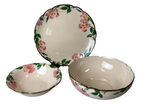 3 VINTAGE FRANCISCAN SERVING PLATES AND BOWLS (1 of 9)