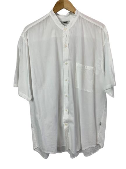 JOHN P WHITE COTTON MENS BUTTON UP SHIRT SIZE L (1 of 3)