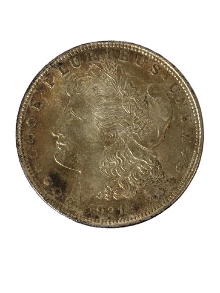 1921 SILVER PEACE DOLLAR (1 of 2)