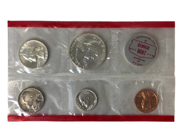 1963 UNCIRCULATED COINS OF DENVER MINT (1 of 2)