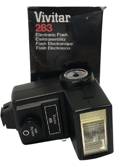 VINTAGE VIVITAR 283 ELECTRONIC FLASH IN BOX (1 of 4)