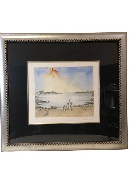 SALVADOR DALI " BAIE DE PORT LLIGAT" LITHO 1974 (1 of 11)