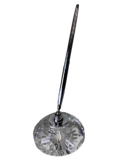 VTG WATERFORD CRYSTAL PAPERWEIGHT PEN HOLDER 3" (1 of 8)