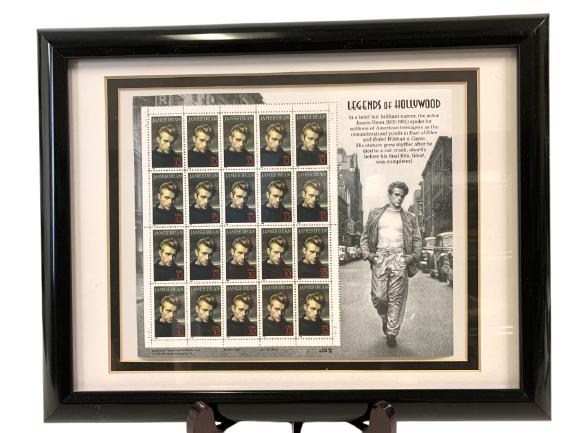 VINTAGE JAMES DEAN STAMPS-LEGEND OF HOLLYWOOD (1 of 5)