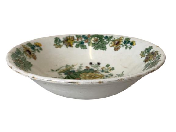 VINTAGE MASON STRATHMORE COUPE CEREAL BOWL 6.25": VINTAGE MASON STRATHMORE COUPE CEREAL BOWL 6.25" -GREEN MULTICOLOR