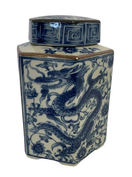 VTG SEIRYU TOSCANY COLLECTION FLOW BLUE JAR 5.5" (1 of 8)