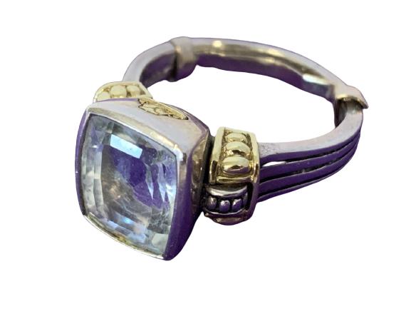 LAGOS CAVIAR RING STERLING & 18K GOLD 9.5 (1 of 5)