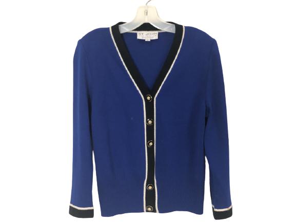 ST JOHN BY MARIE GRAY CARDIGAN SWEATER SZ L (1 of 4)