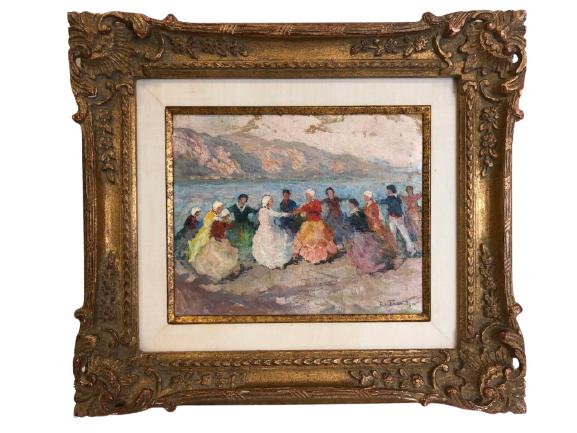 PIETRO DE FRANCISCO  PAINTING FRAMED ART 25" (1 of 11)