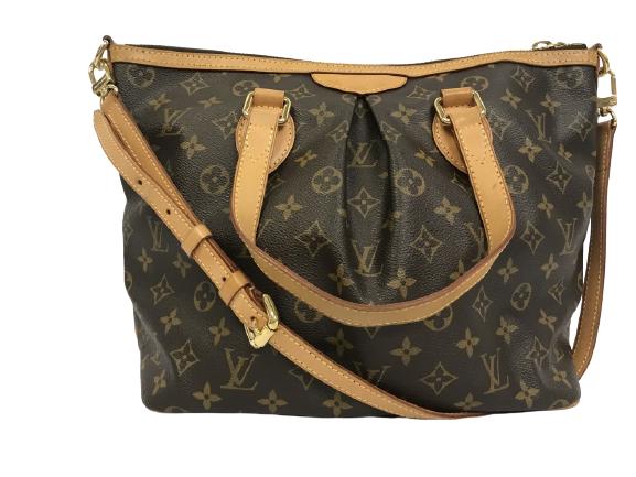 LOUIS VUITTON BROWN MONOGRAM PALERMO SHOULDER BAG (1 of 8)