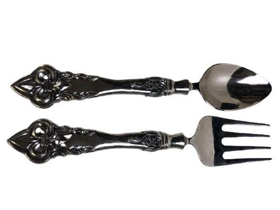 GIANT 3FT METAL FORK AND SPOON WALL DECOR (1 of 11)