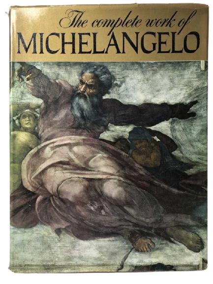 VINTAGE MICHELANGELO ART COFFEE TABLE BOOK 15" (1 of 9)