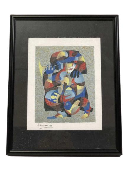 ANATOLE KRASNYANSKY FRAMED SERIGRAPH ART 14" (1 of 6)