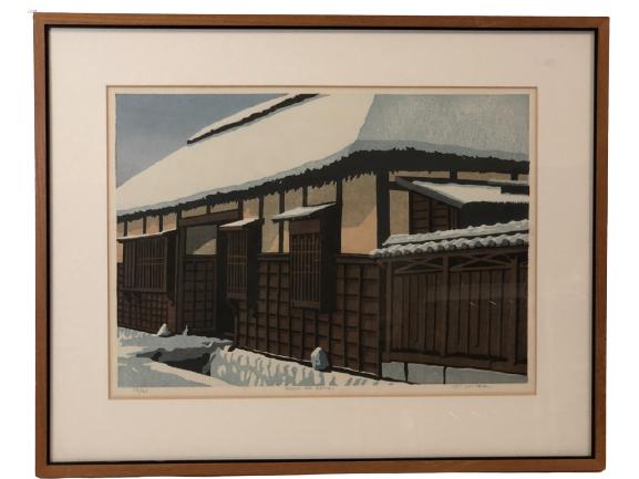 T. COLYER " FUYU NO ARUHI" FRAMED PRINT 24" (1 of 11)