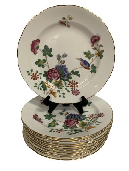 12 WILLIAMSBURG WEDGWOOD "CUCKOO" DINNER PLATES 11 (1 of 3)
