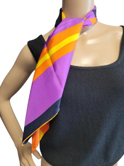 VINTAGE CHRISTIAN DIOR SILK SCARF (1 of 5)