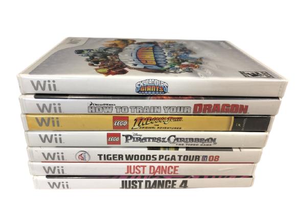 LOT OF 7 VARIOUS NINTENDO WII GAMES (1 of 2)