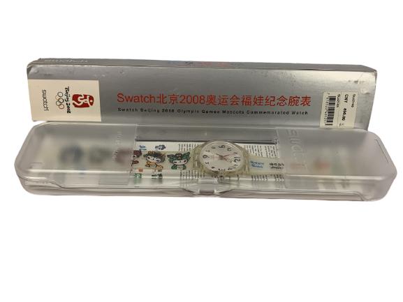 2008 SWATCH  GE196 OLYMPIC GAMES WATCH  NIB (1 of 4)