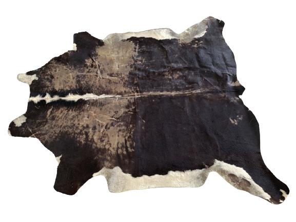 VTG COW HIDE TAXIDERMY RUG 7' (1 of 6)