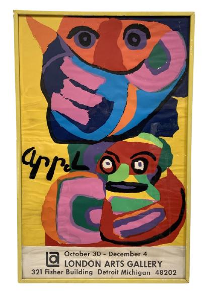 KAREL APPEL LONDON ARTS GALLERY EXPO POSTER 30.5" (1 of 9)