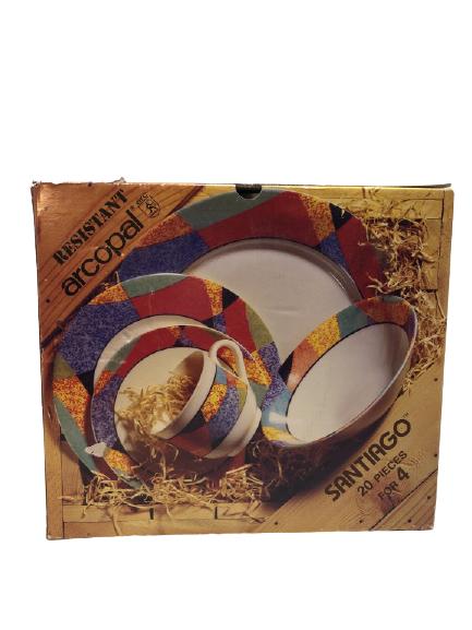 NEW! ARCOPAL 20 PIECE DINNERWARE SET FOR 4 (1 of 8)