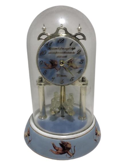 VINTAGE ANGEL WIND-UP CLOCK (1 of 3)