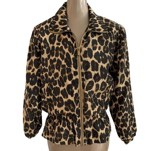 PETITE SOPHISTICATE ANIMAL PRINT 100% SILK JACKET (1 of 3)