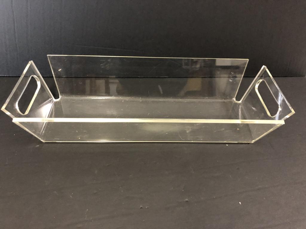 MID MOD LUCITE MAIL LETTER DESK COUNTER TRAY (1 of 7)