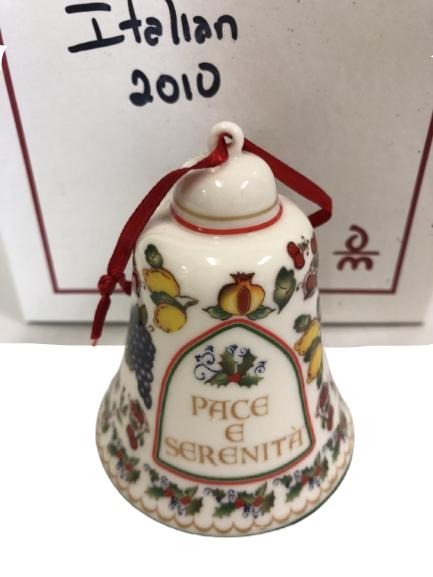2010 SPODE BELL CHRISTMAS TREE ORNAMENT OG BOX (1 of 6)