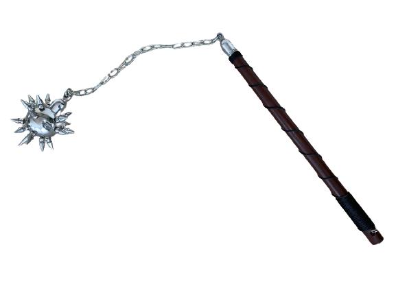 VTG MEDIEVAL MORNING STAR SPIKED BALL AND SHAFT (1 of 3)