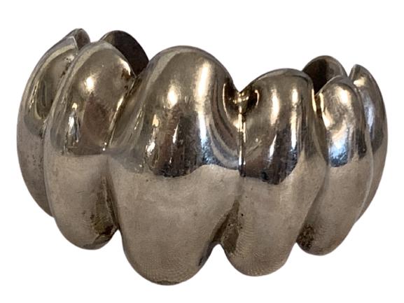 VINTAGE MEXICO TAXCO STERLING SILVER BANGLE CUFF (1 of 5)