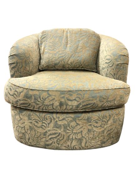 PEARSON MID MOD STYLE SWIVEL TUB CHAIR 40" (1 of 8)