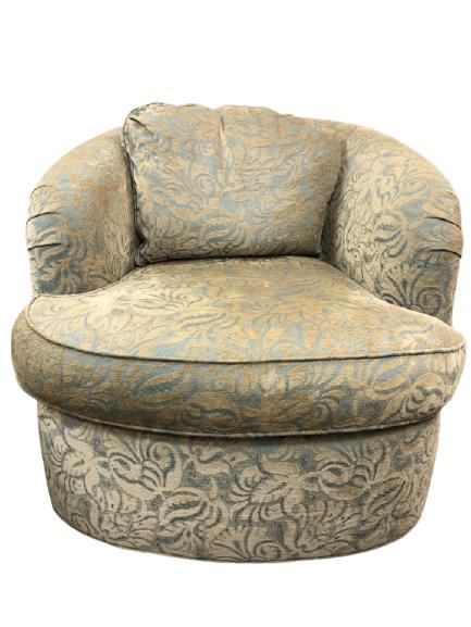 PEARSON MID MOD STYLE SWIVEL TUB CHAIR 40" (1 of 10)