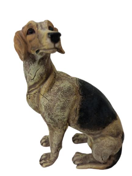 VTG HOUND DOG PUPPY SCULPTURE FIGURINE 8" (1 of 7)