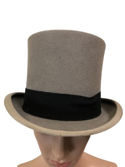 VTG SCOTT & CO. GENTLEMANS GREY  TOP HAT (1 of 8)