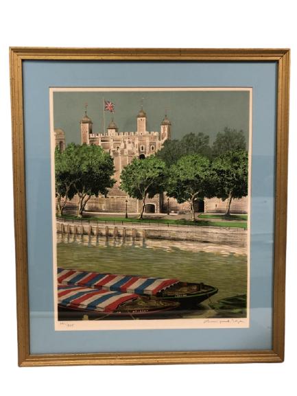 DENIS PAUL NOYER SIGNED LITHOGRAPH 26.5" (1 of 8)