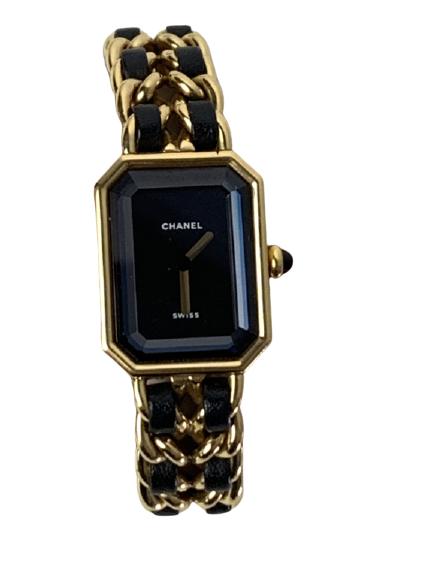 CHANEL LADIES WATCH W/ CLASSIC GOLD CHAIN (1 of 8)