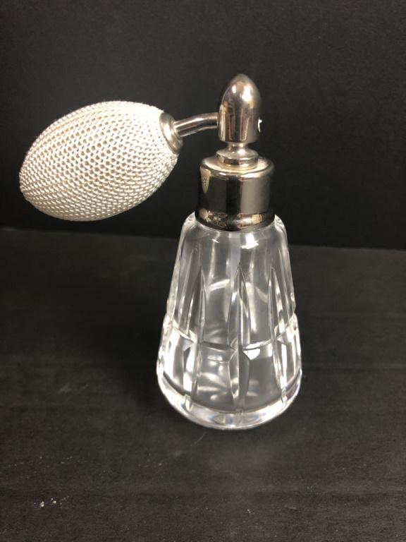 VTG ART DECO GLASS PERFUME DECANTER ATOMIZER (1 of 4)