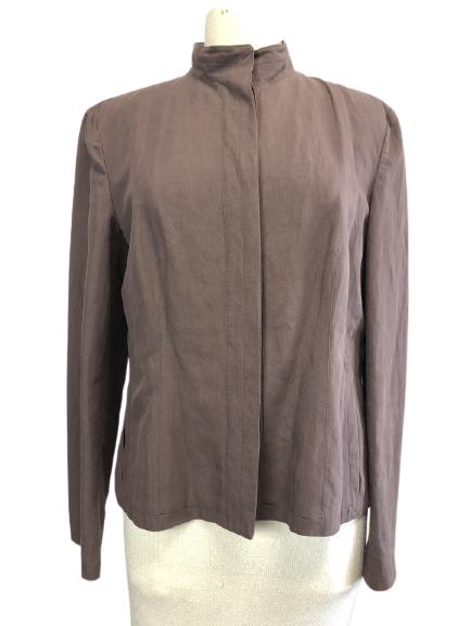 VINTAGE WMNS. ARMANI DUSTY PLUM COLORED JACKET (1 of 6)