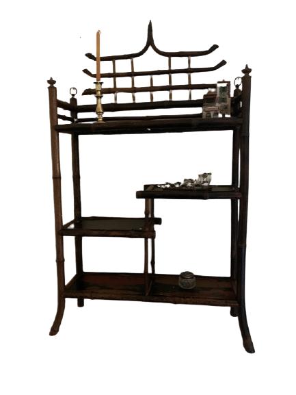 ANTIQUE HAND CARVED ASIAN WALL DISPLAY: ANTIQUE HAND CARVED WALL DISPLAY -MUST BE PICKED UP IN NOTH PALM
