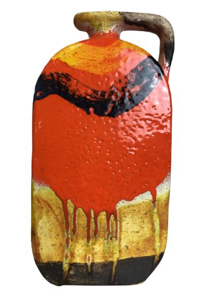 MANNER OF GAMBONI ROSENTHAL POTTERY VASE 12" (1 of 8)