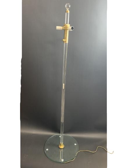 FONTANA ARTE MURANO ITALIAN GLASS FLOOR LAMP 59" (1 of 7)