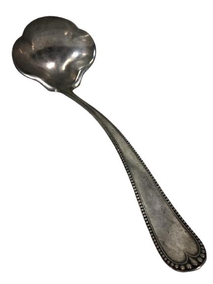 VINTAGE STERLING SILVER SERVING SPOON 163.2 GRAMS (1 of 3)