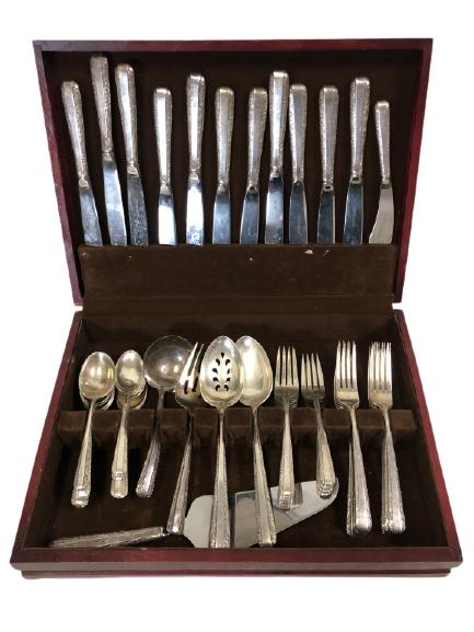 VTG STERLING SILVER TOWLE FLATWEAR SET 2440.7 G (1 of 6)