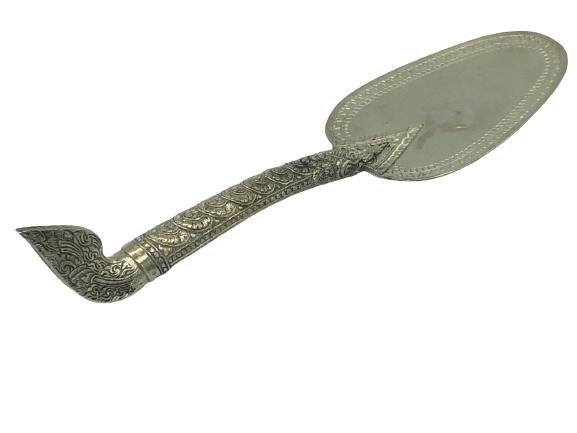 ANTIQUE STERLING SILVER ORNATE  DRAGON SERVER 8.5" (1 of 7)