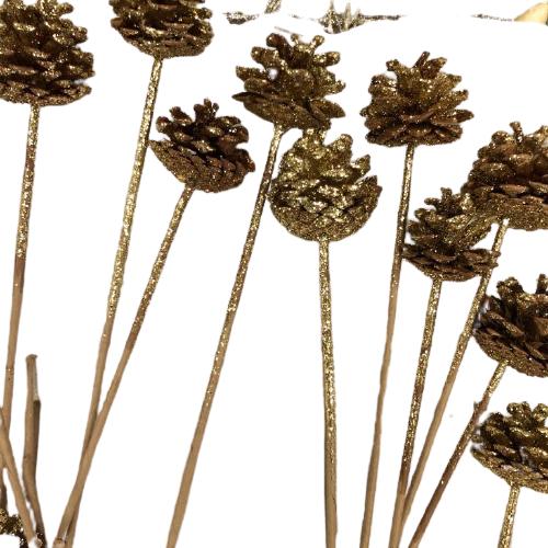 20 + ASSORTED POINSETTIA HOLIDAY FLORAL PICKS (1 of 2)