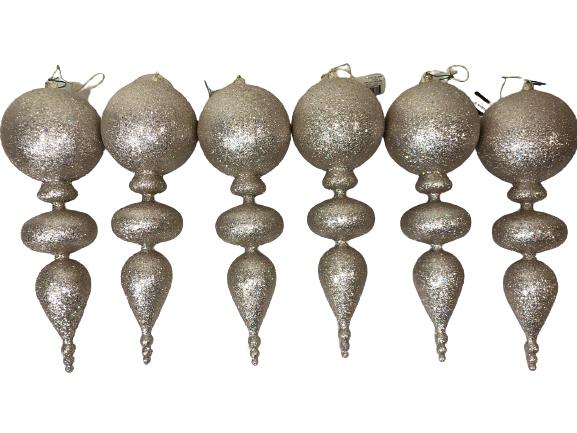 6  ASSORTED CHRISTMAS TREE ORNAMENT DECORATIONS (1 of 4)